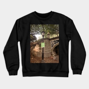 Central Park Street Lamp Bridge Manhattan NYC Crewneck Sweatshirt